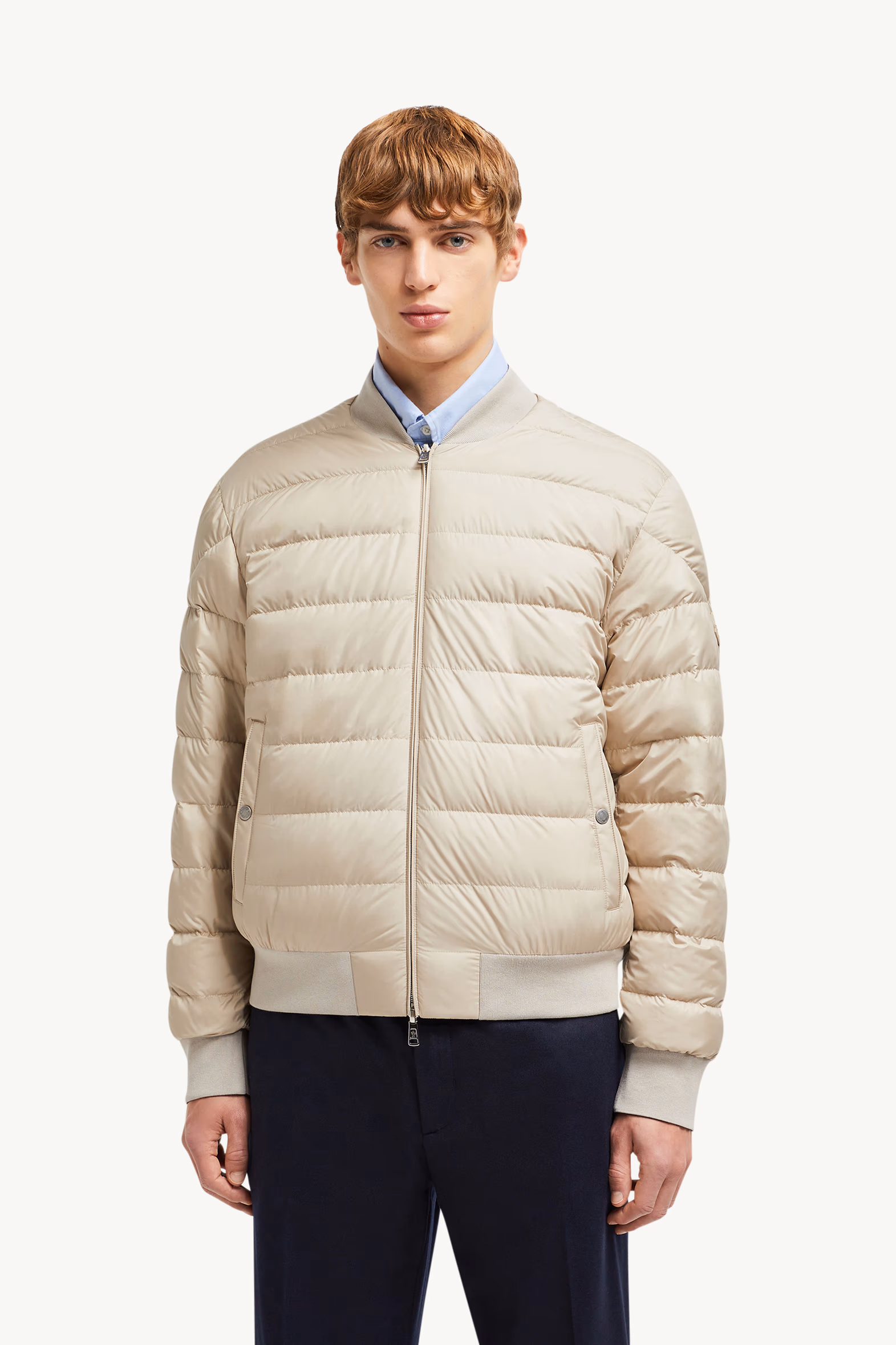 Plumífero cazadora reversible Villerest de mezcla de cachemira Hombre Azul marino Moncler 3